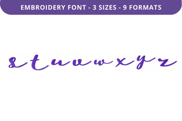 Beach Stroll Font Lowercase S to Z Review
