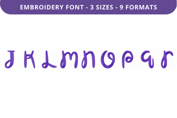 Cautiously Cuddly Font J to R Review for Handmade Gifts