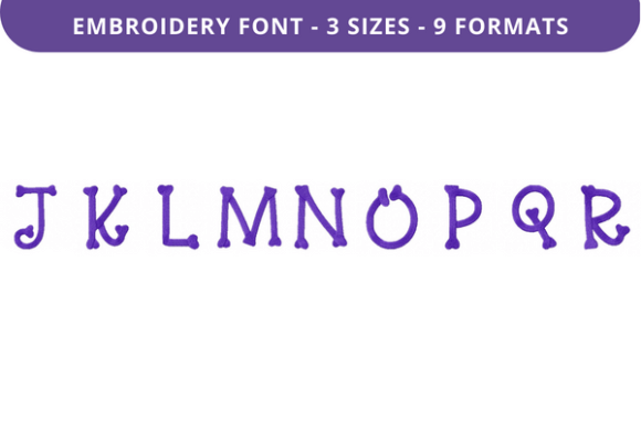 Curves and Bones Font Uppercase J to R: A Designer's Real-World Review