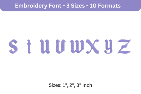 Disneyland Font Lowercase S to Z Review