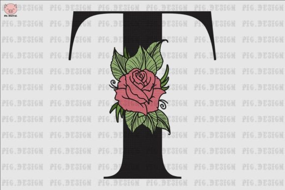 Flower Rose Font T Embroidery Review