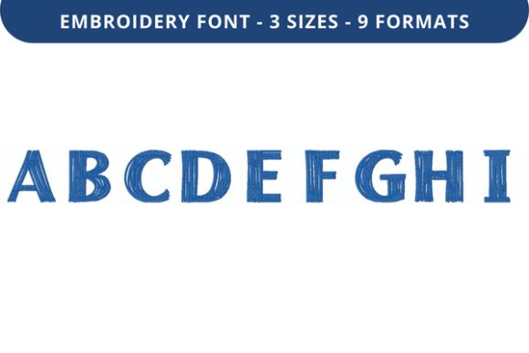 Hay Girl Hay Font Uppercase a to I Review