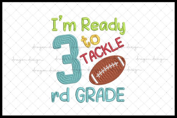 I m Ready to Tackle 3rd Grade Embroidery Review