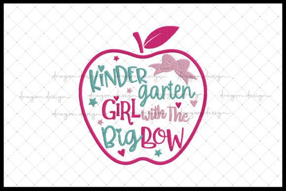 Kindergarten Girl with the Big Bow