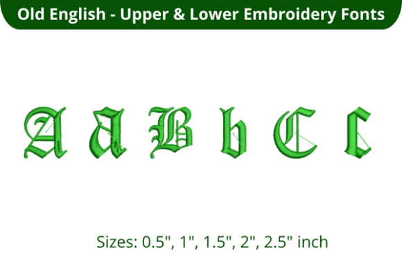 Old English Font ABC Review for Handmade Gifts