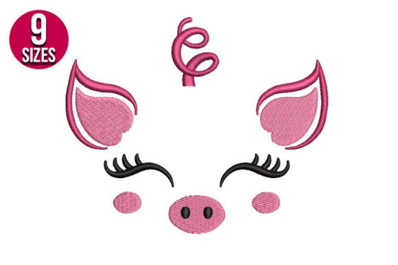 Pig Face: A Designer's Take on This Cute Embroidery Design