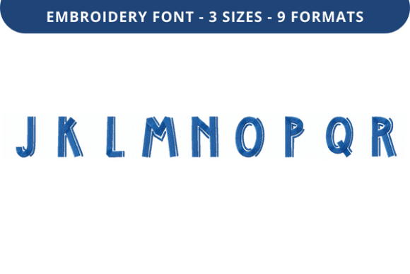 Review: Middle Right Font J to R for Real Embroidery Projects