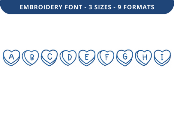 Talking Hearts Font a to I Review for Business Merch