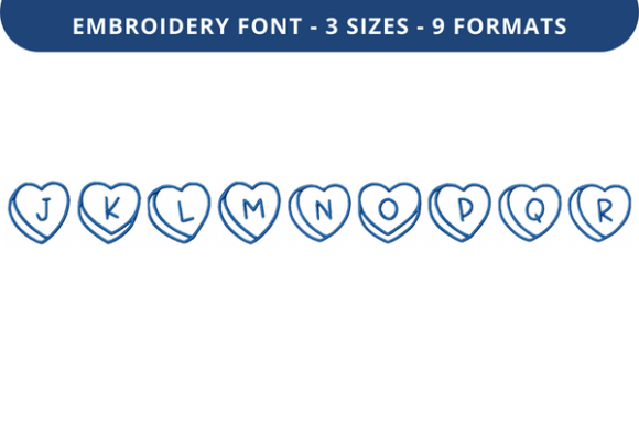 Talking Hearts Font J to R Review for Etsy Sellers