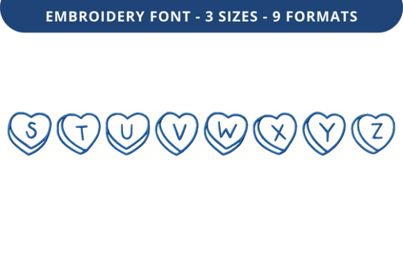 Talking Hearts Font S to Z: A Seller's Review