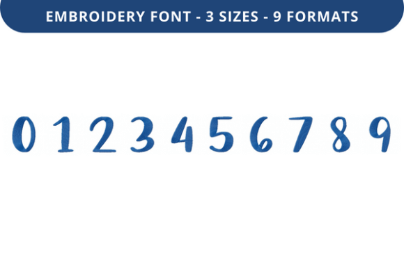 Tropic Berry Font 0 to 9 Review for Boutique Apparel