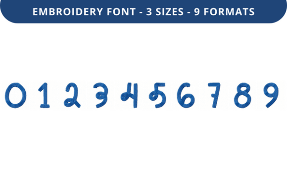 Wee Apple Trees Font 0 to 9 Review