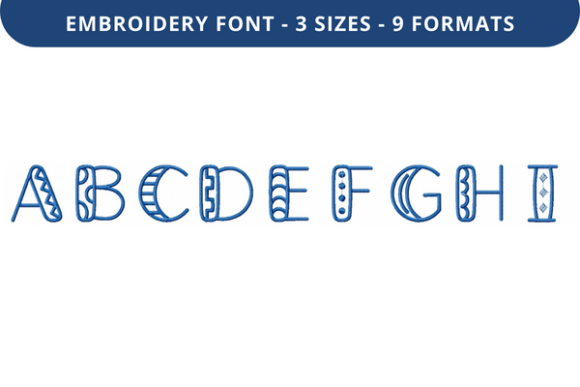 Wrapping Paper Font a to I Review for Seasonal Collections
